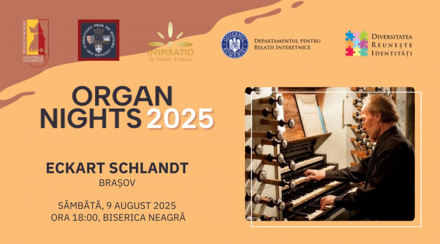 Organ Nights - Eckart Schlandt la Biserica Neagră