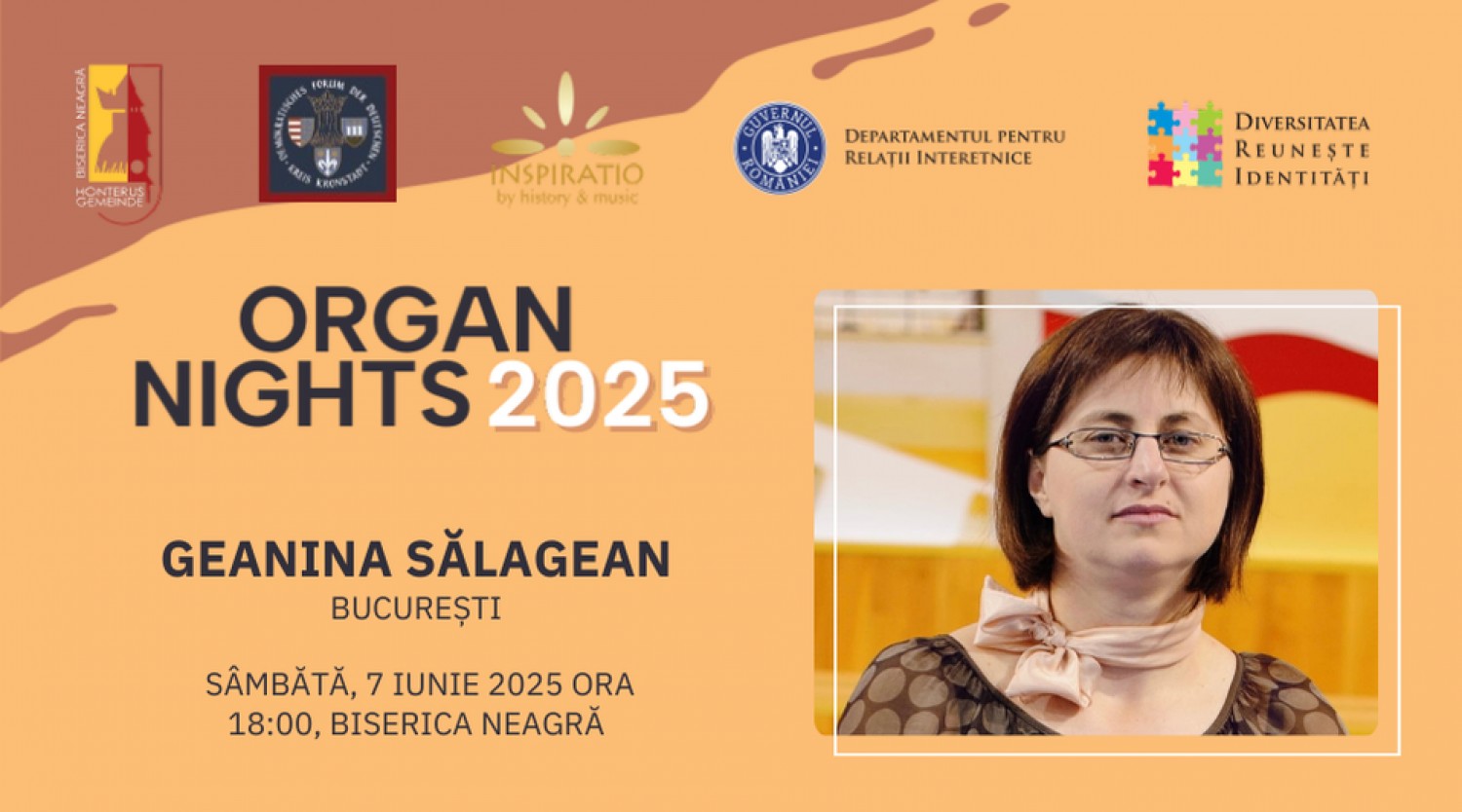 Organ Nights - Geanina Sălăgean la Biserica Neagră