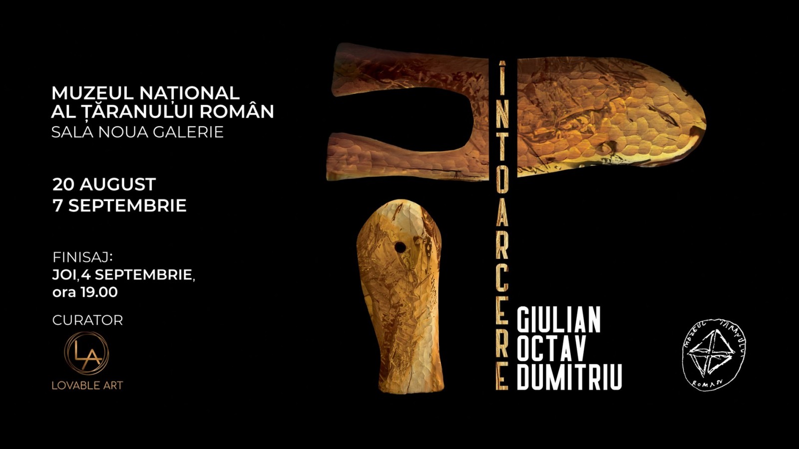 ÎNTOARCERE // Expoziție de sculptură de Giulian Octav Dumitriu
