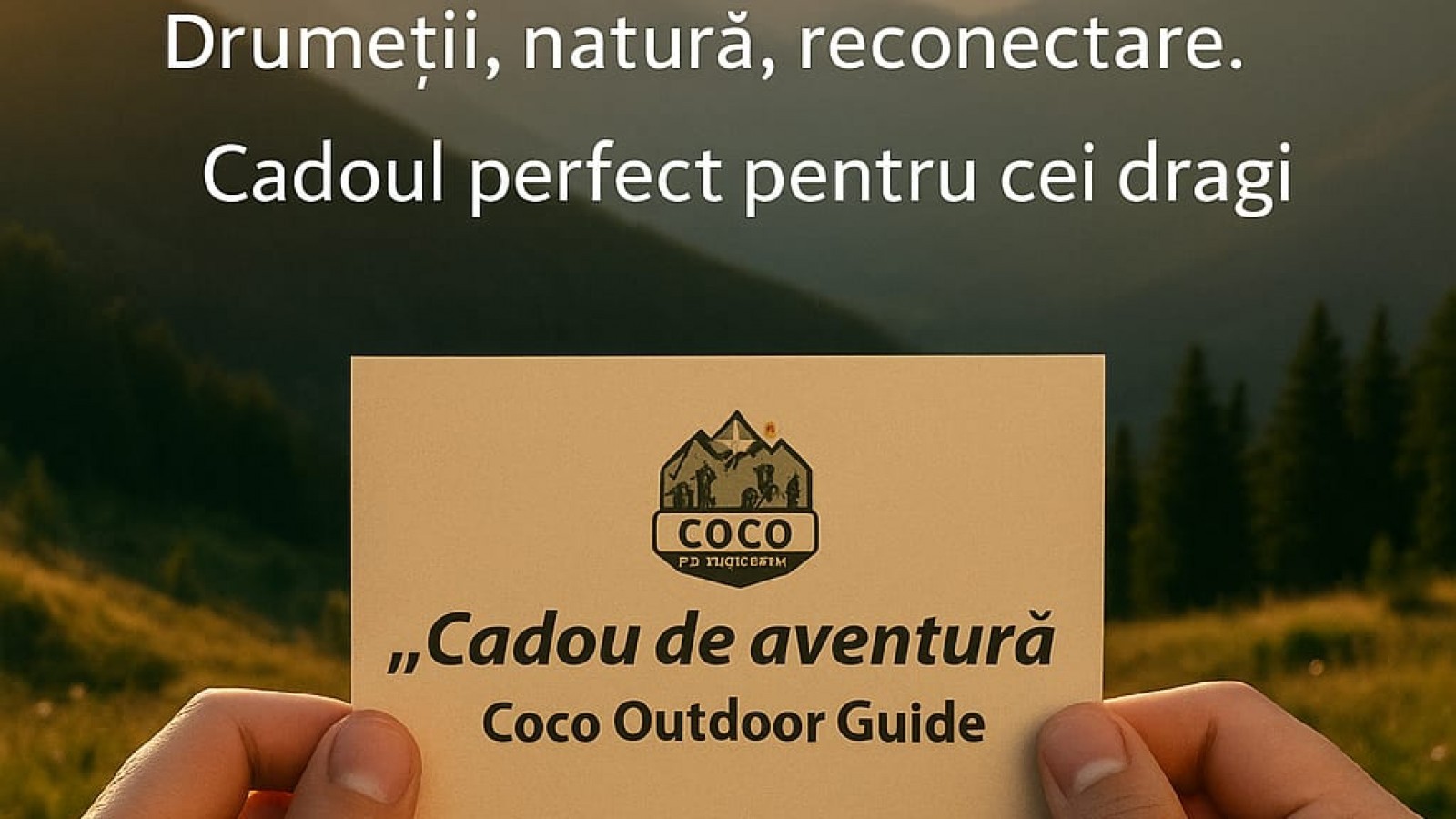 Daruieste o experienta, nu un obiect. Vouchere Coco Outdoor Guide