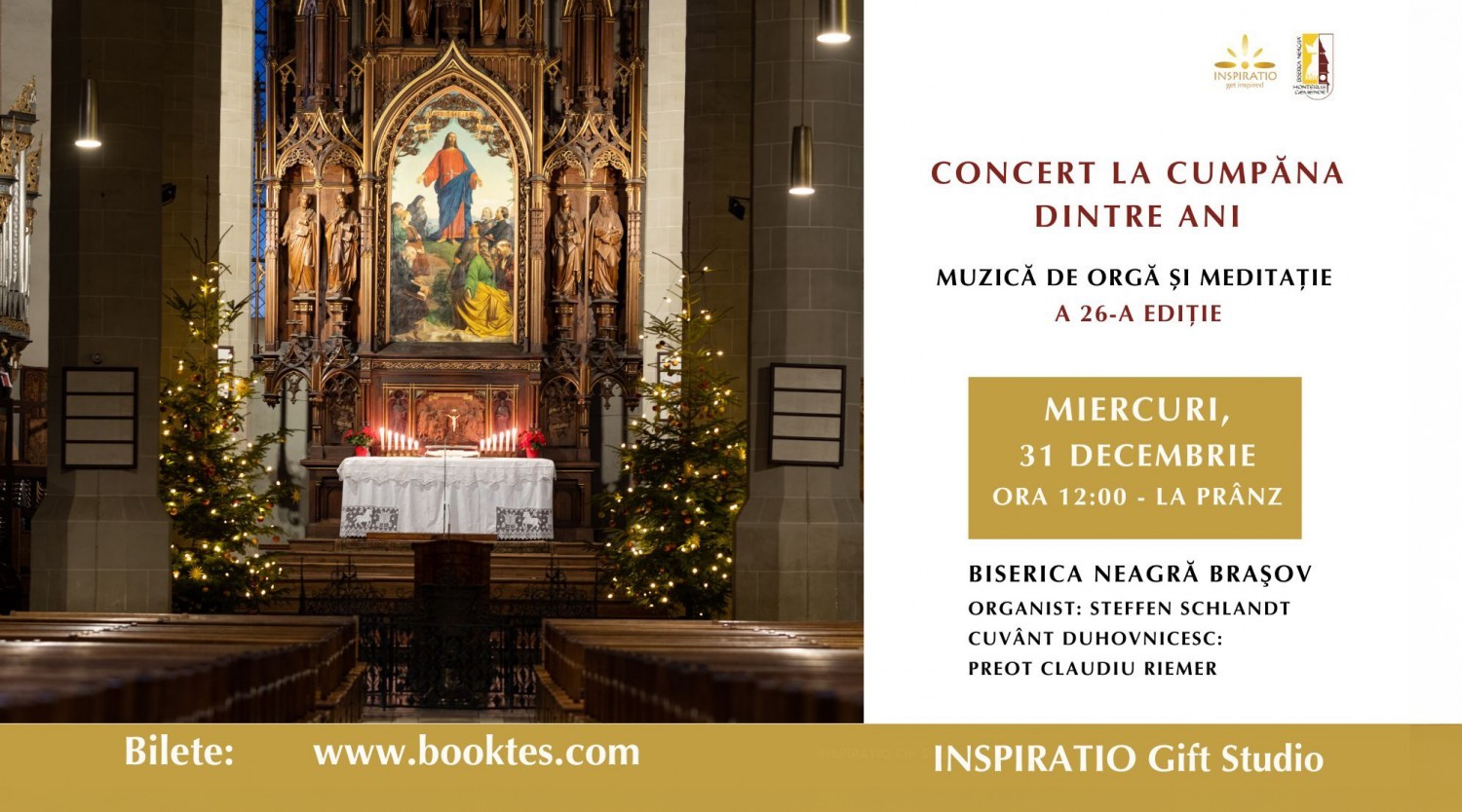 Concert „La cumpăna dintre ani” - Biserica Neagră