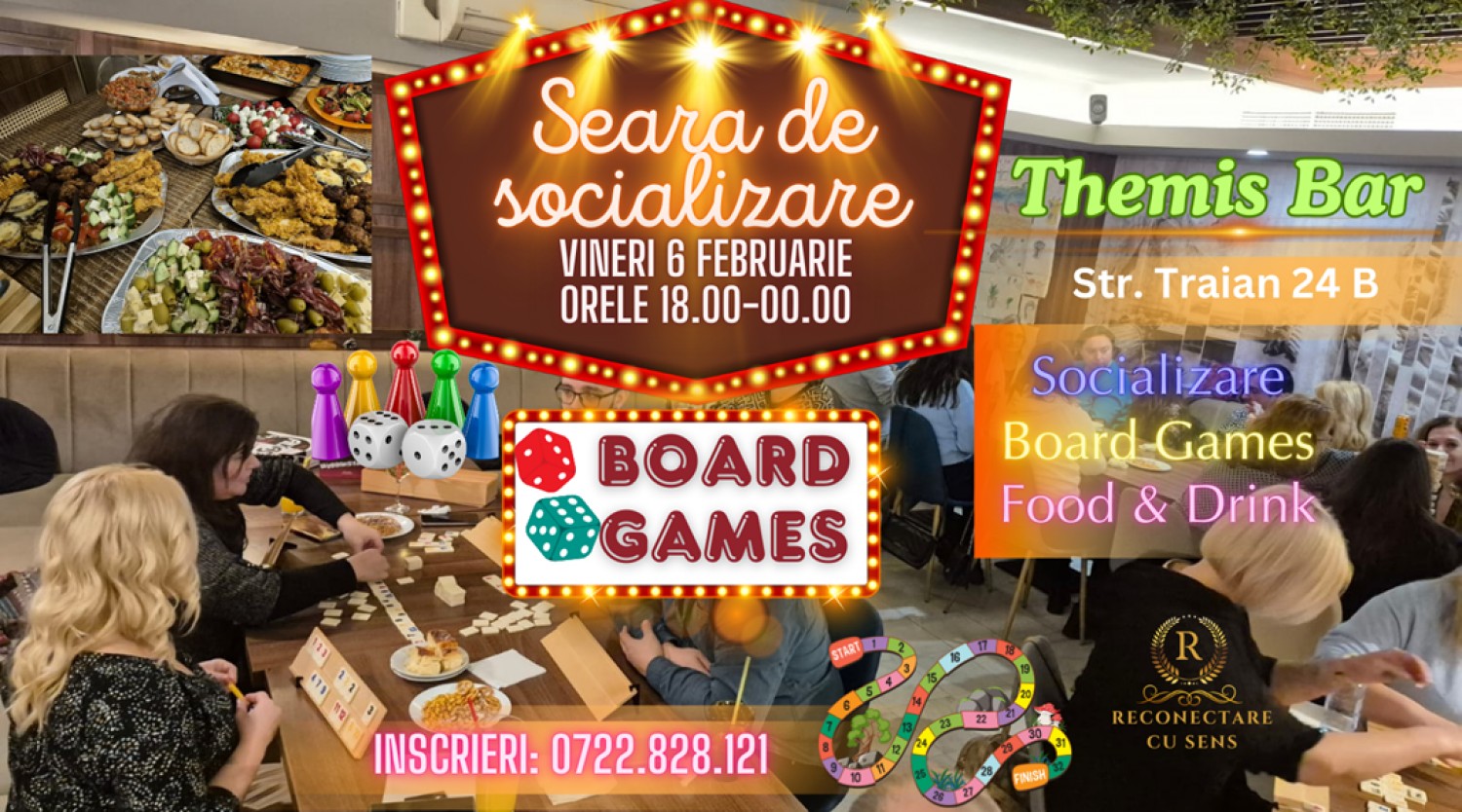 6 FEBRUARIE: Seara de socailizare & Board Games