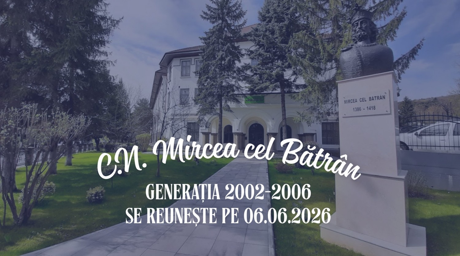 Reuniunea de 20 de ani a Colegiului Națonal Mircea Cel Bătrân din Rm Vâlcea