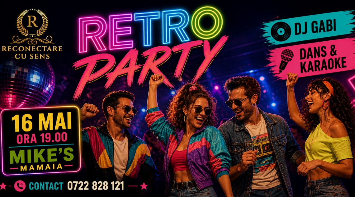 16 MAI: RETRO PARTY by ReConectare cu SenS