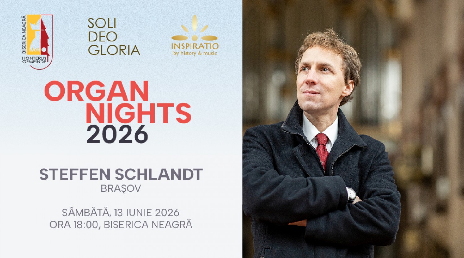 Organ Nights - Steffen Schlandt la Biserica Neagră