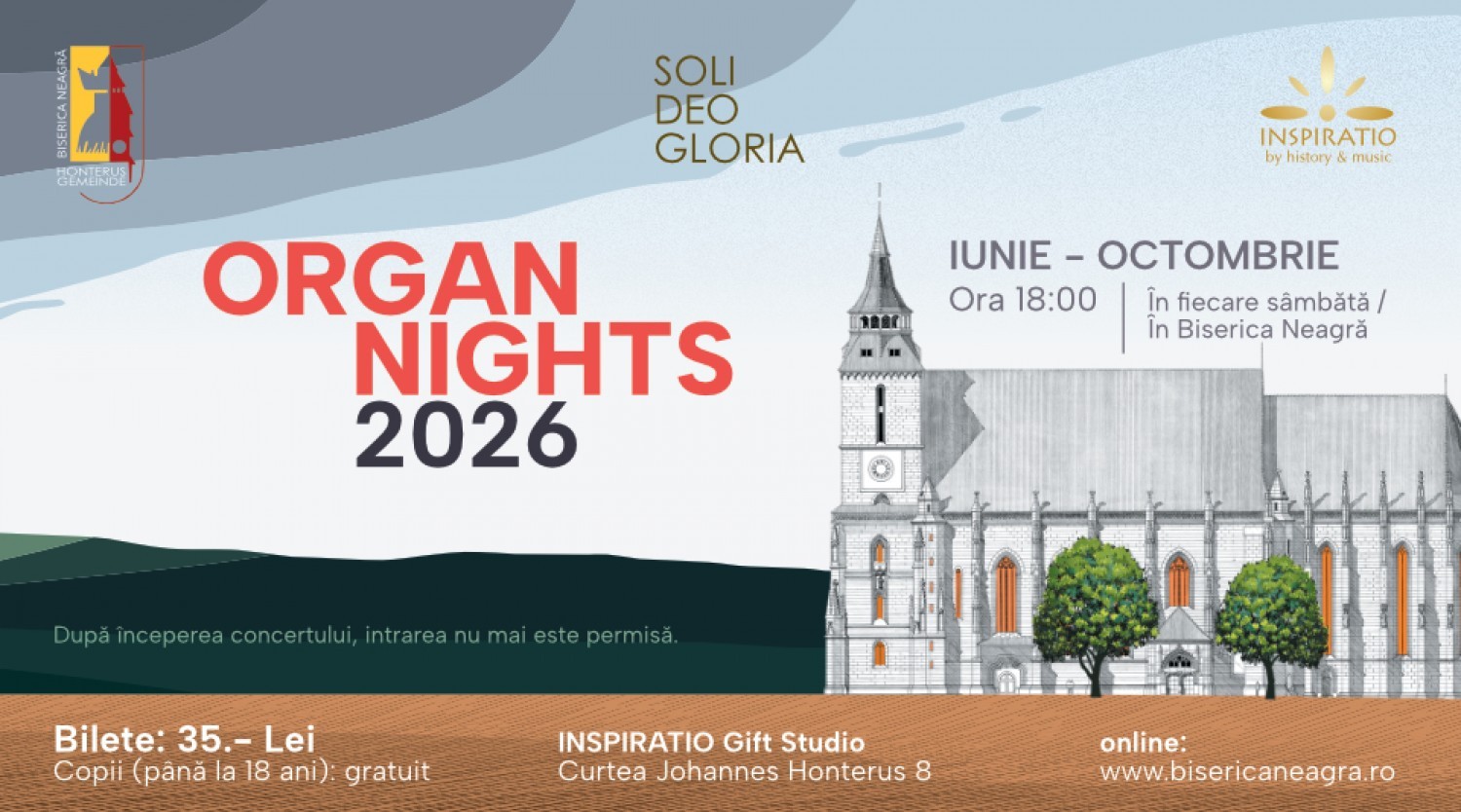 Organ Nights - Eduard Antal la Biserica Neagră
