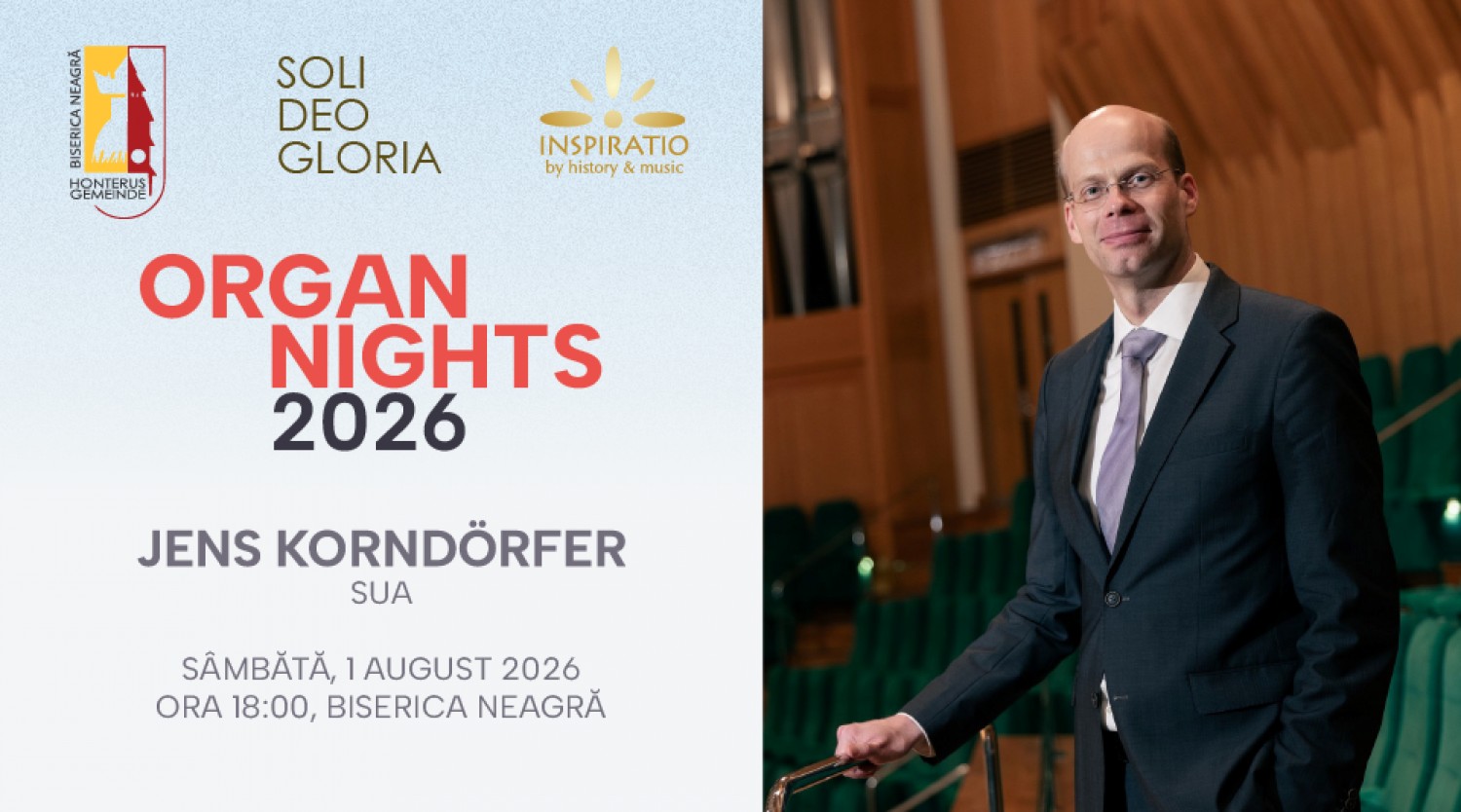 Organ Nights - Jens Korndörfer la Biserica Neagră