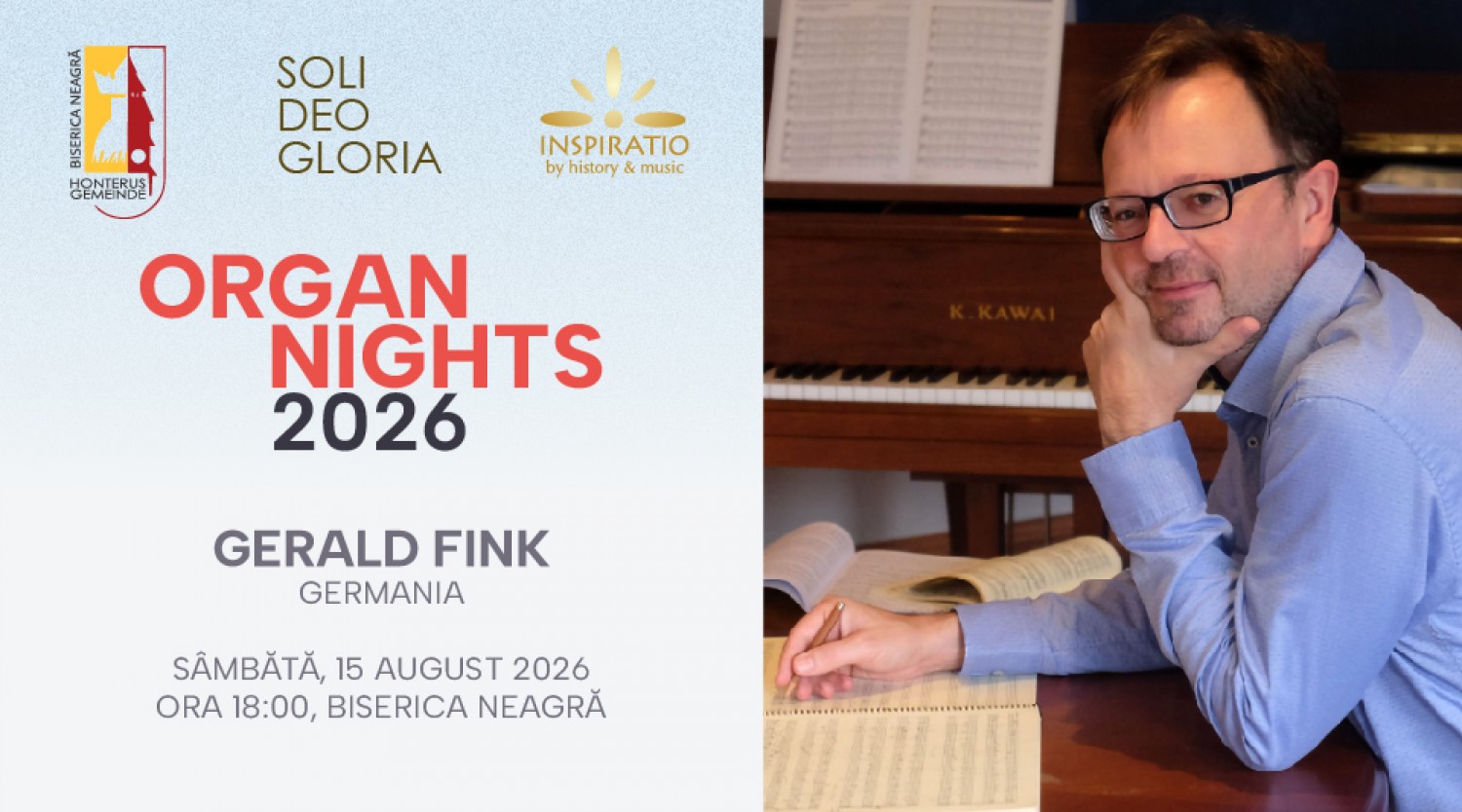 Organ Nights - Gerald Fink la Biserica Neagră