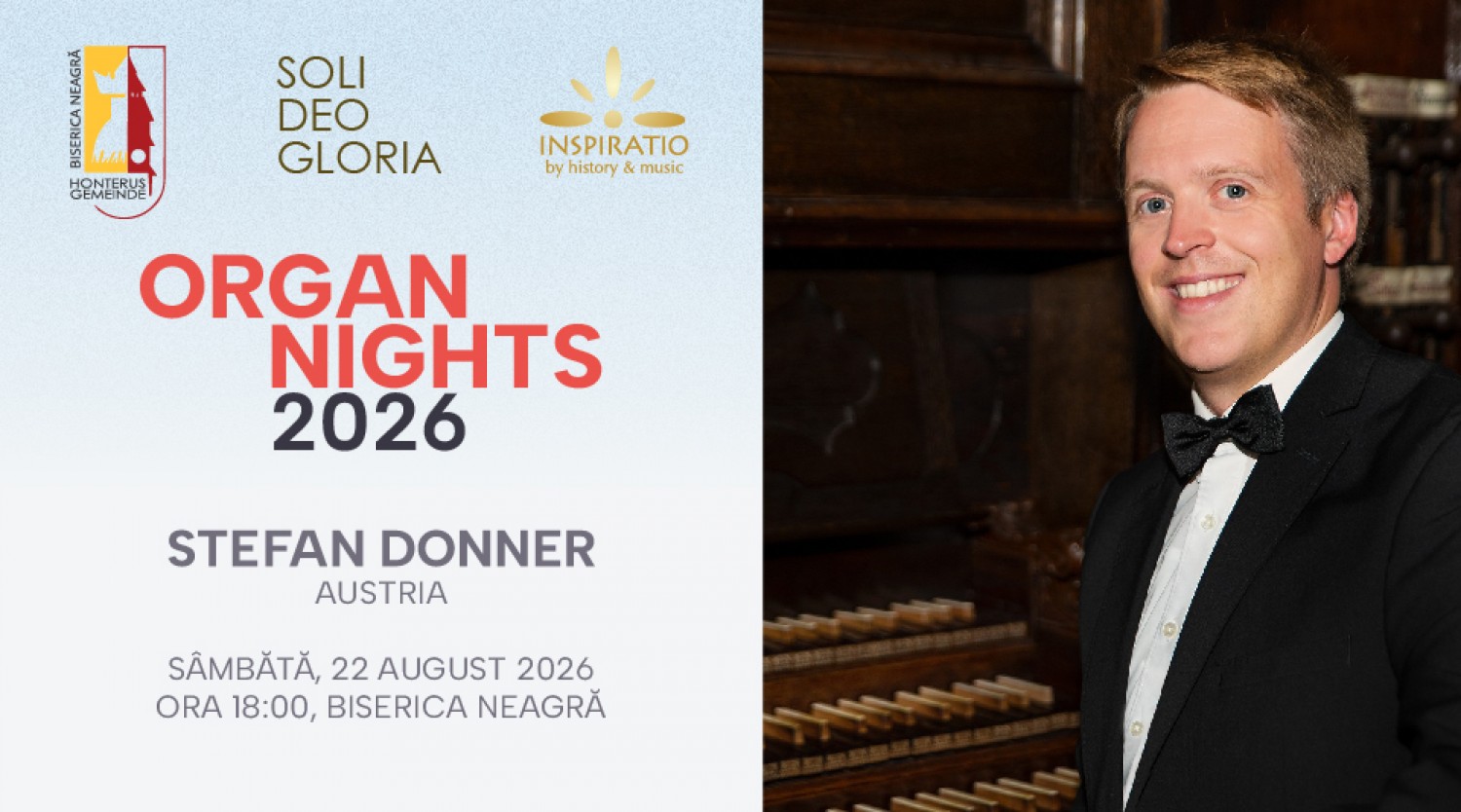 Organ Nights - Stefan Donner la Biserica Neagră