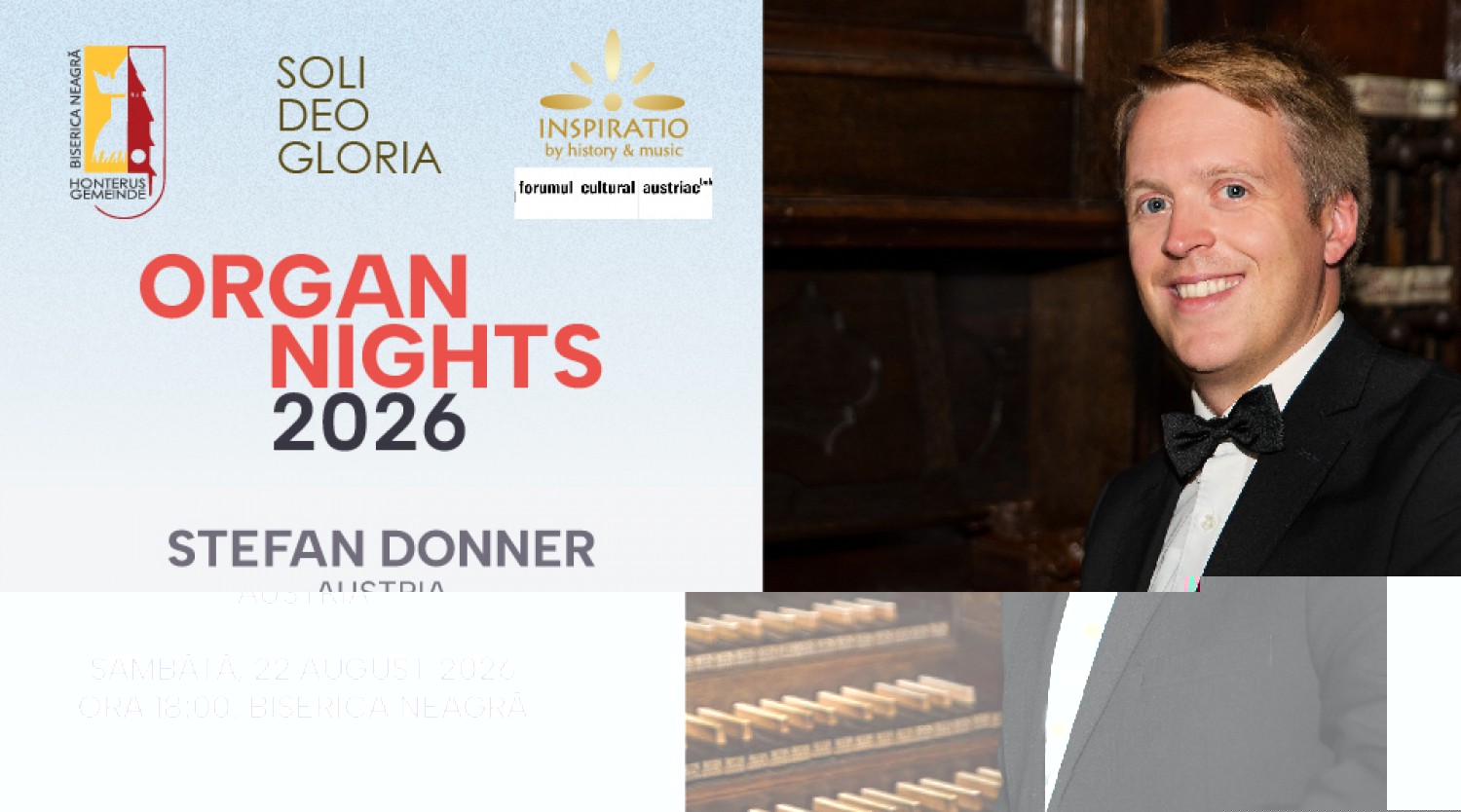 Organ Nights - Stefan Donner la Biserica Neagră