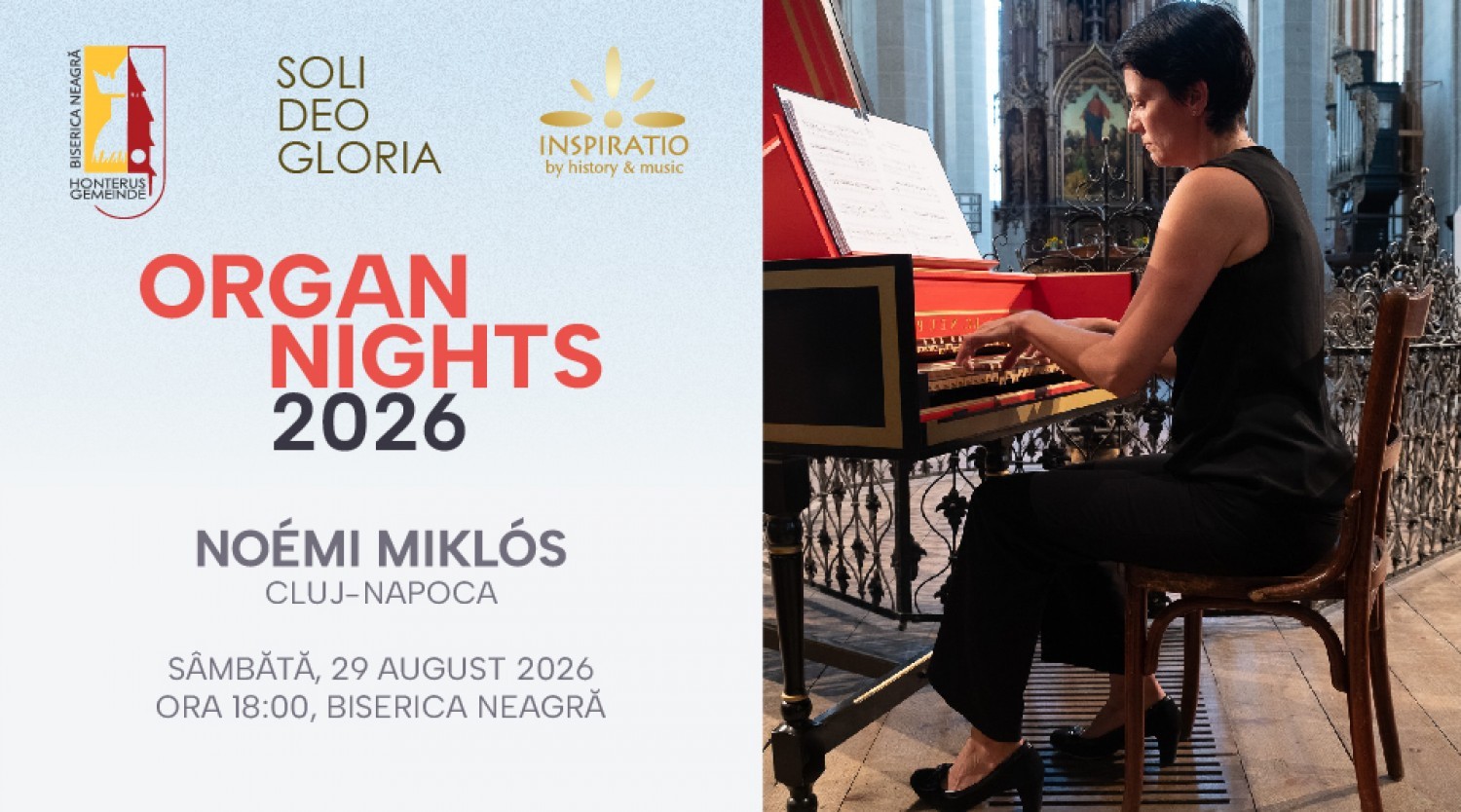 Organ Nights - Noémi Miklós la Biserica Neagră