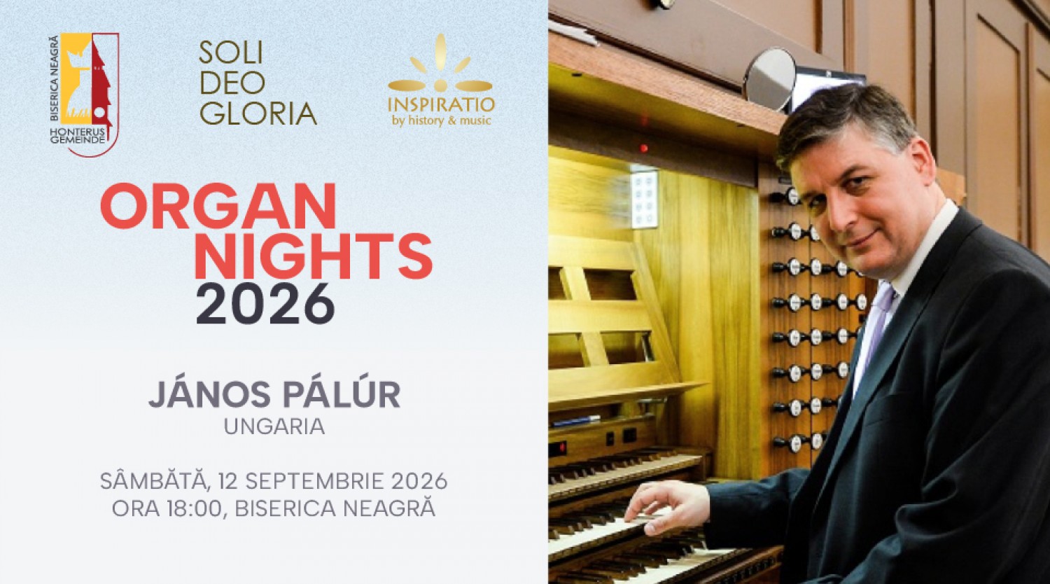 Organ Nights - János Pálúr la Biserica Neagră