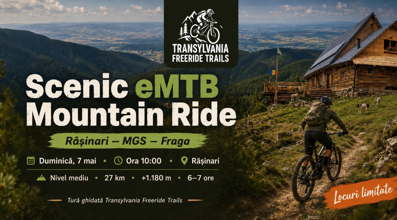 Scenic eMTB Mountain Ride | Rășinari - MGS - Fraga