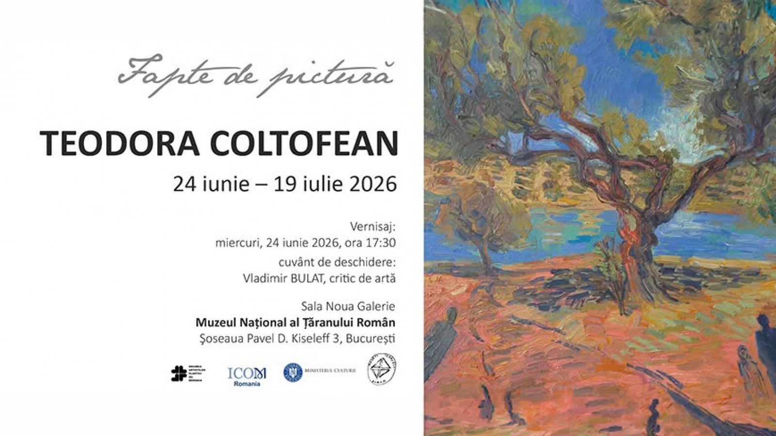 FAPTE DE PICTURĂ / Expoziție de Teodora Coltofean