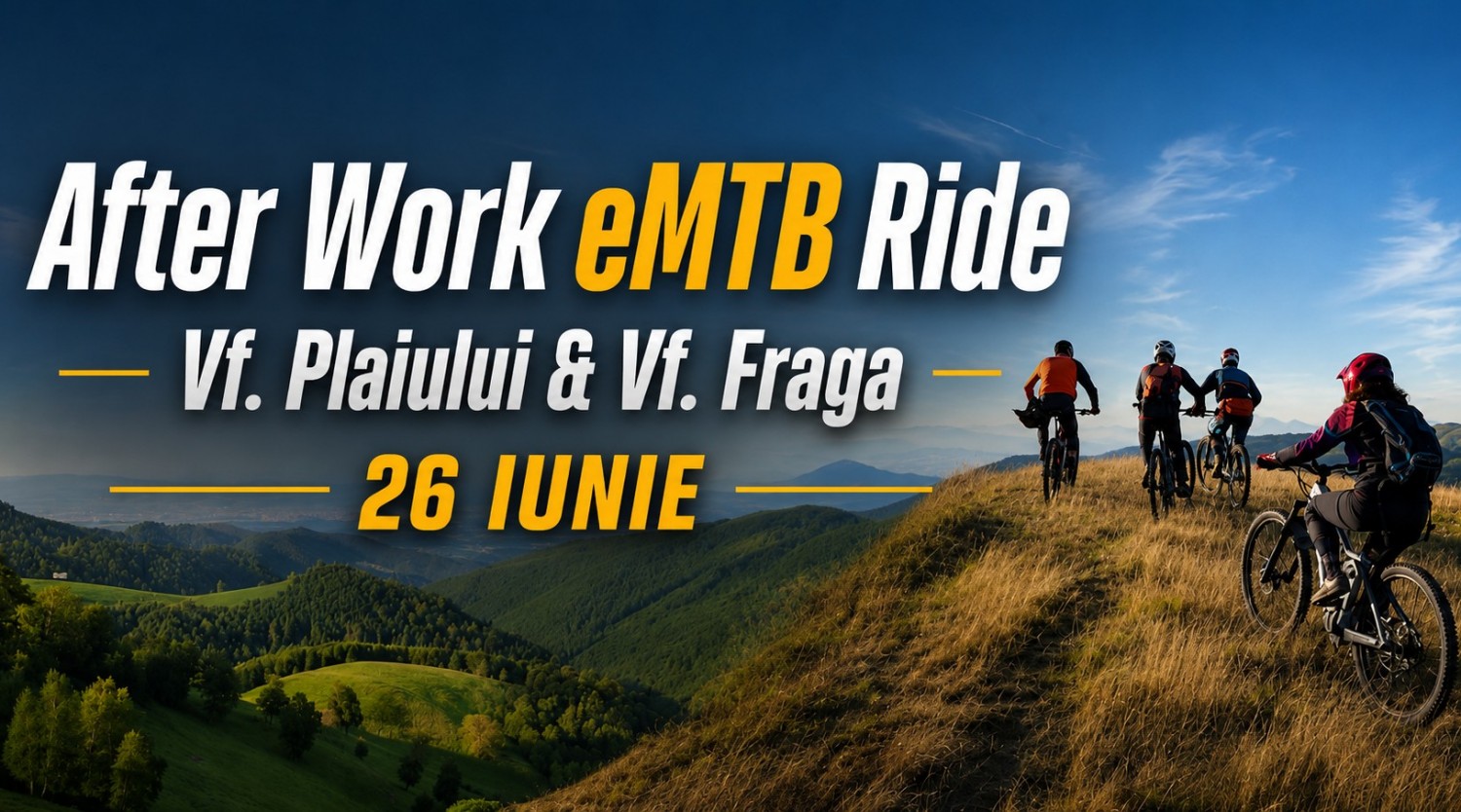 Rășinari After Work eMTB Ride | Vf. Plaiului & Vf. Fraga