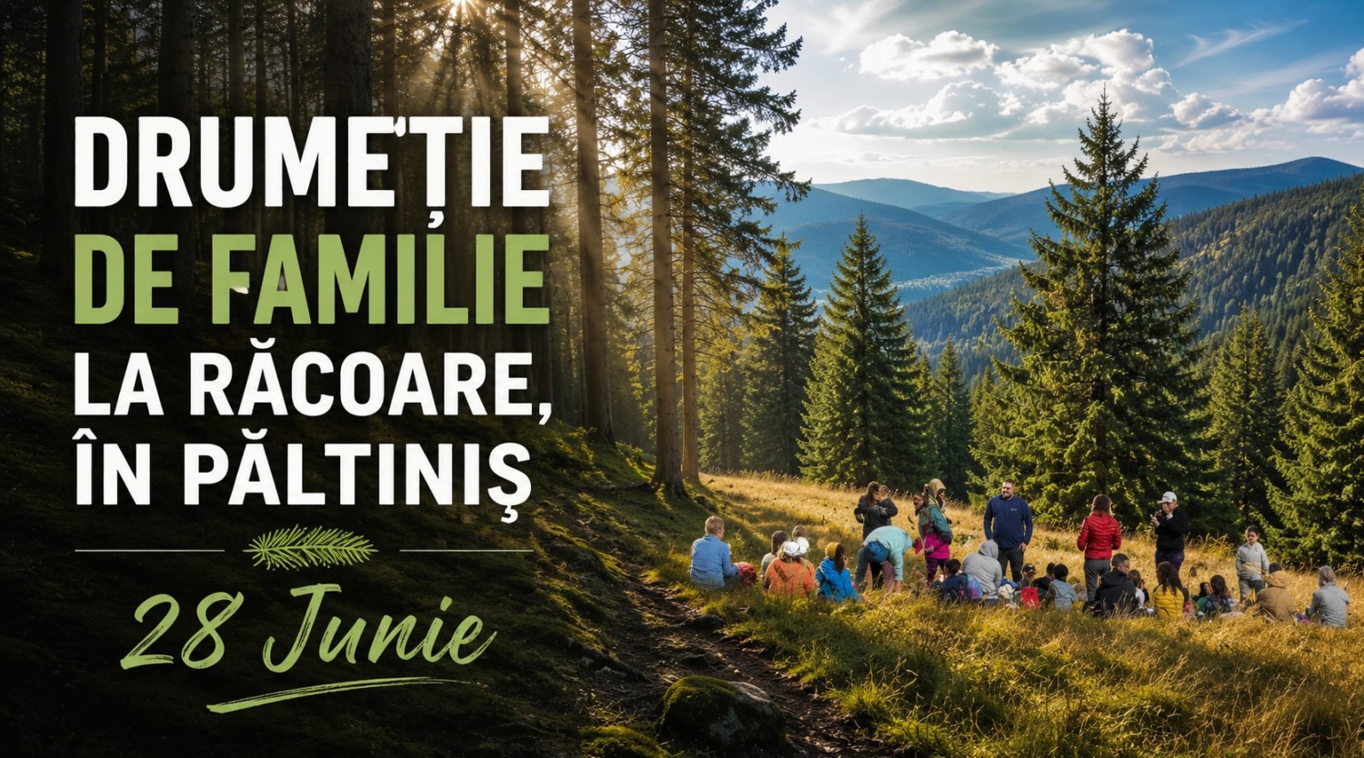 DRUMEȚIE DE FAMILIE LA RĂCOARE, ÎN PĂLTINIȘ