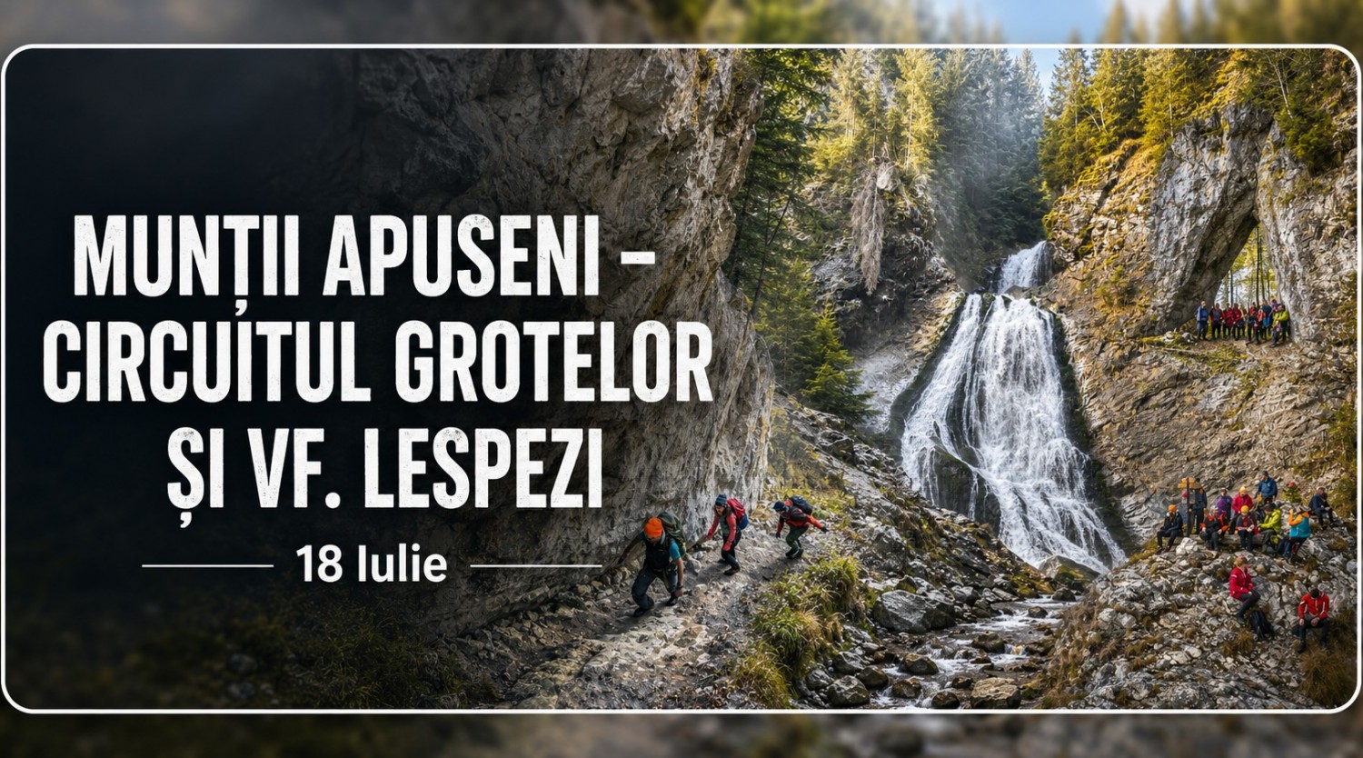APUSENI – CIRCUITUL GROTELOR ȘI VF. LESPEZI