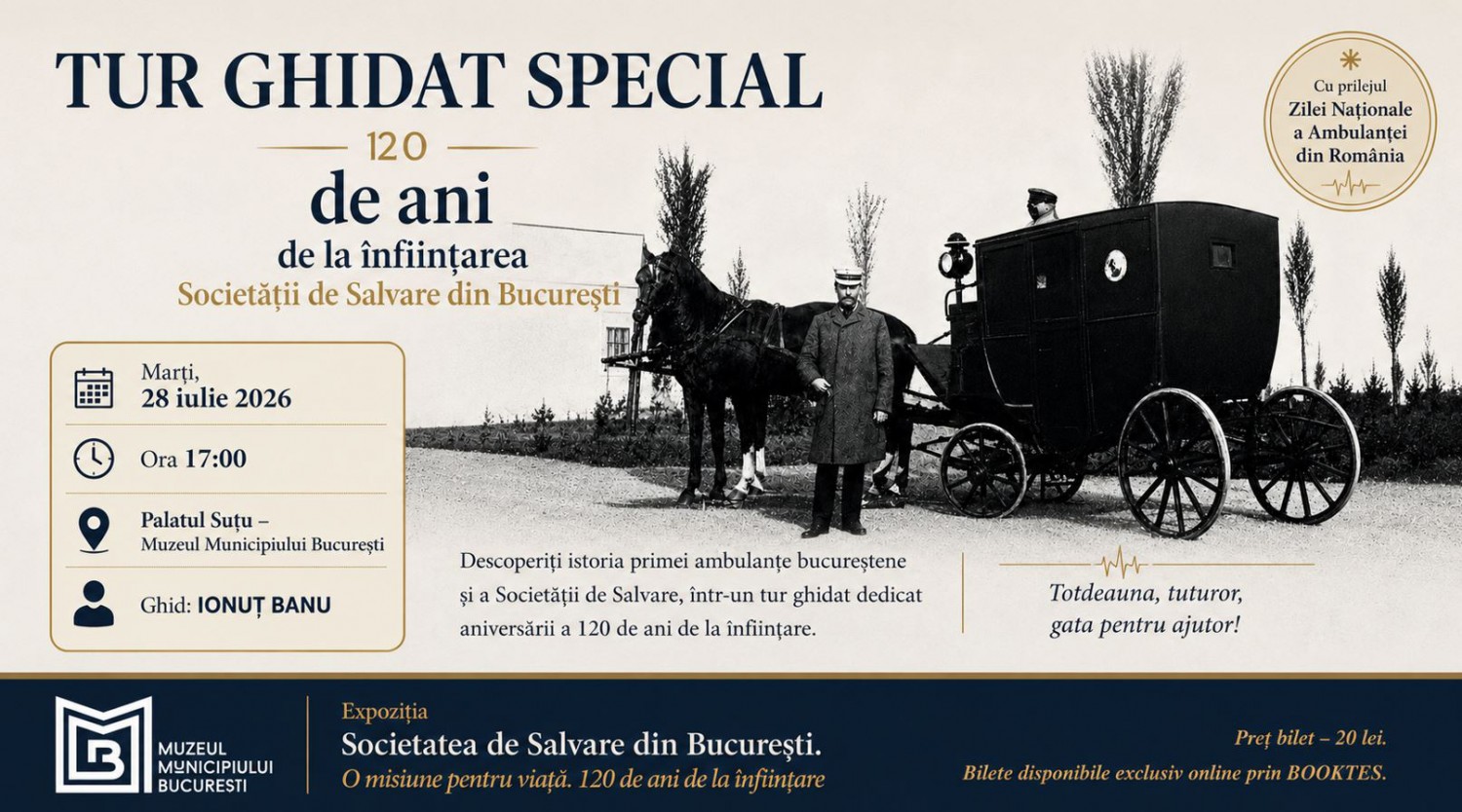 Tur ghidat special | 120 de ani de la înființarea Societății de Salvare