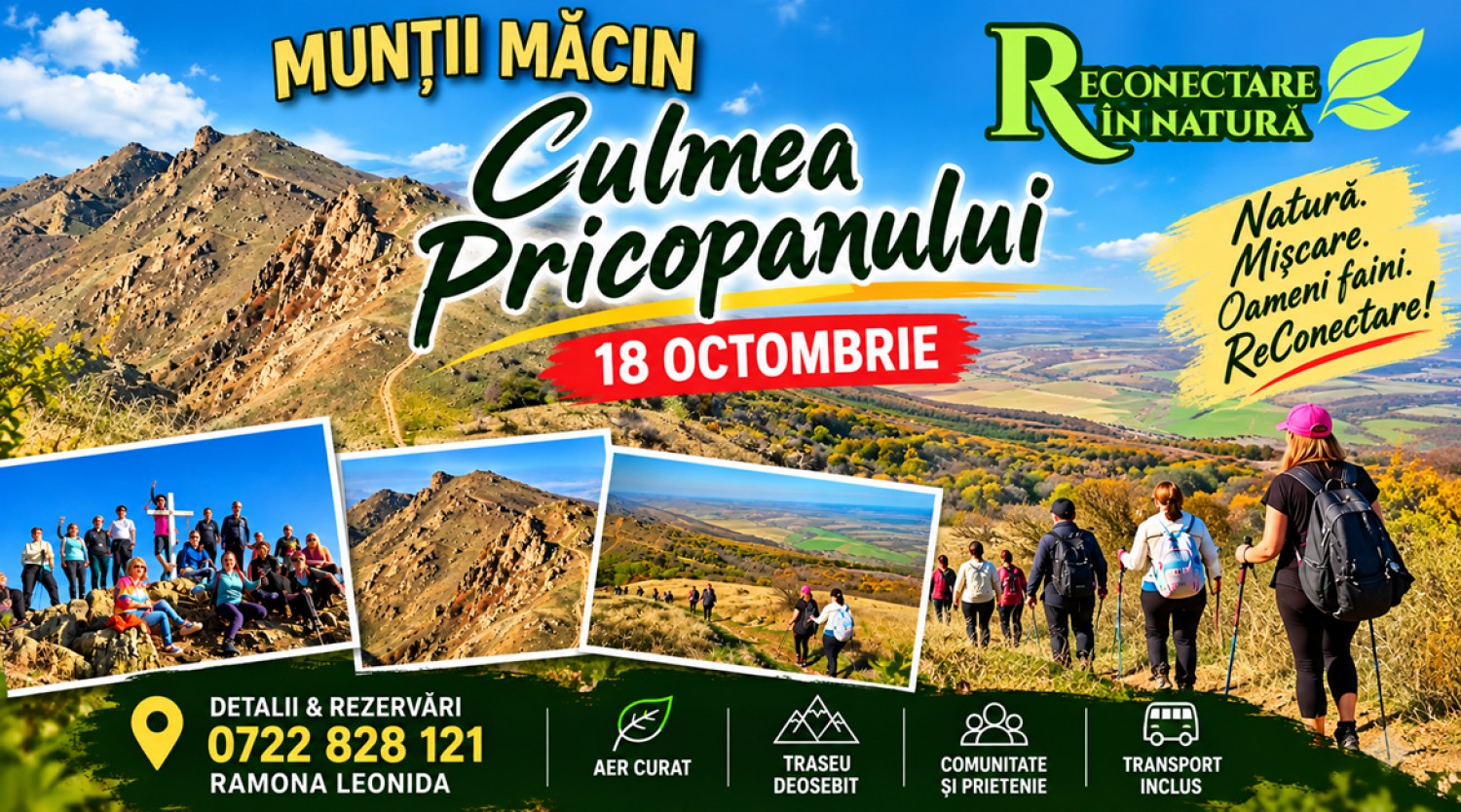 18 OCTOMBRIE: Culmea Pricopanului in Muntii Macin