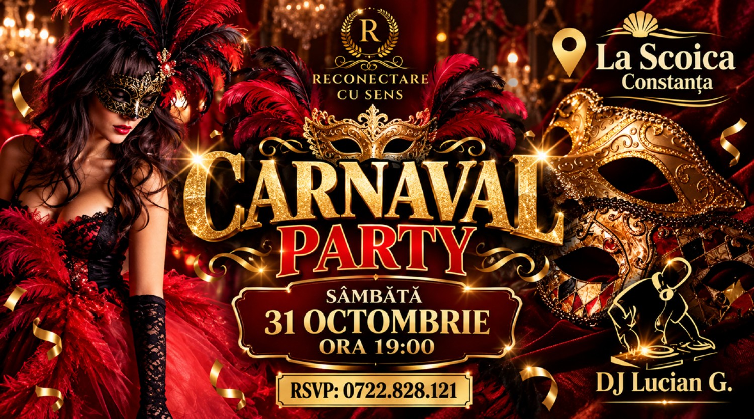 31 OCTOMBRIE: CARNAVAL PARTY by ReConectare cu SenS