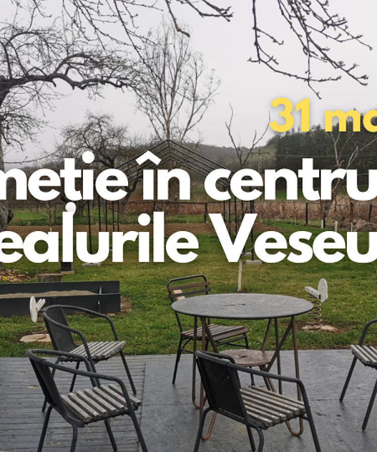 Drumeție în centrul țării: pe dealurile Veseudului