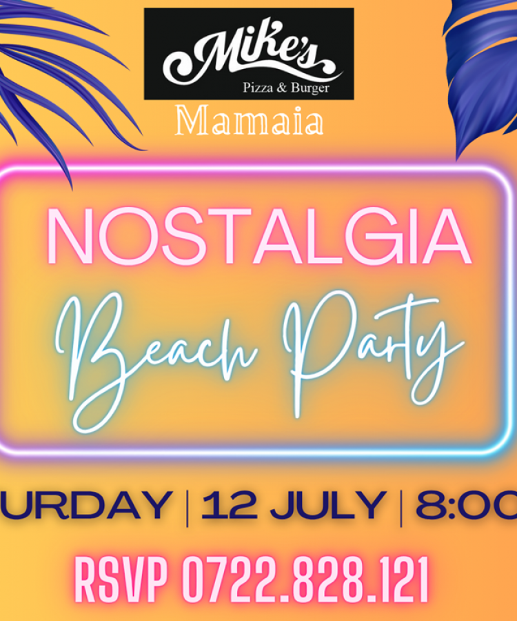 12 IULIE: NOSTALGIA Beach Party by ReConectare cu SenS